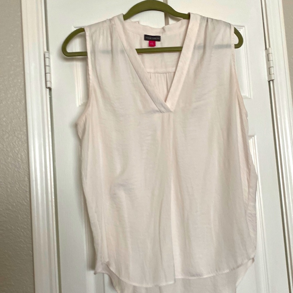 White summer top large good condition large sleeveless
